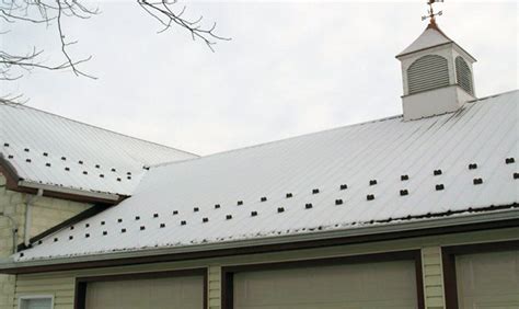 standing seam roof snow guards - Indiana Roof Ballroom