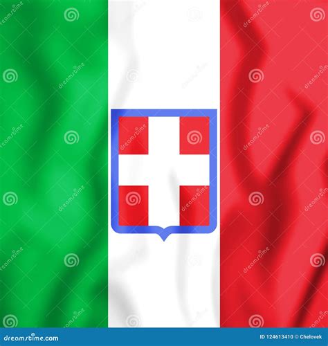 Kingdom of Sardinia Flag 1848-1851 Stock Illustration - Illustration of ...