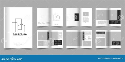 Architecture Portfolio Template Design And Interior Portfolio Brochure ...