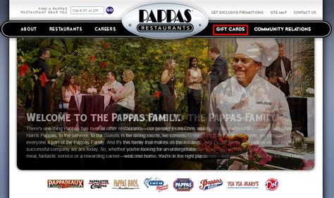 www.pappas.com - Check Pappas Restaurants Gift Card Balance