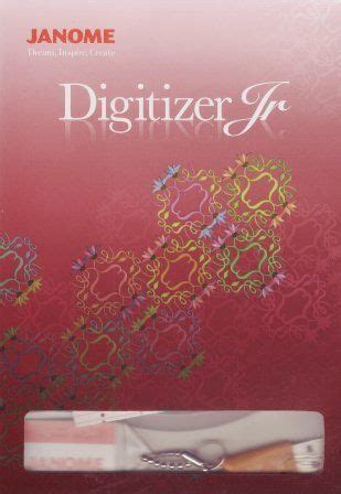 Amazon.com: Janome Digitizer Jr. V3.0 Embroidery Machine Software ...