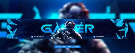 Premium PSD | Gaming youtube banner