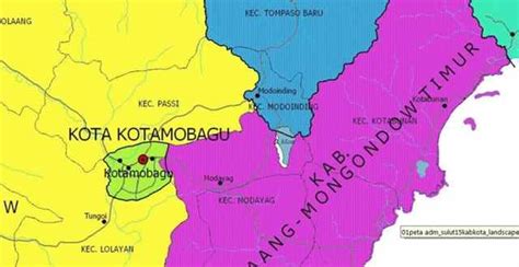 Peta Geologi Lembar Kotamobagu