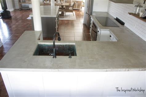 DIY Concrete Countertops – Pour in Place | Diy concrete countertops ...