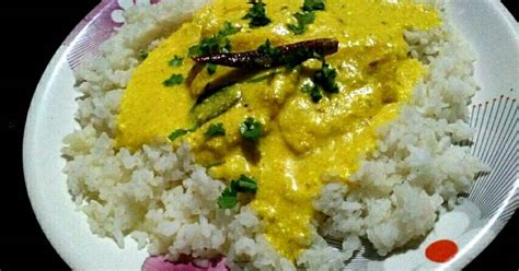 Kadhi rice Recipe by Anjana Sahil Manchanda - Cookpad