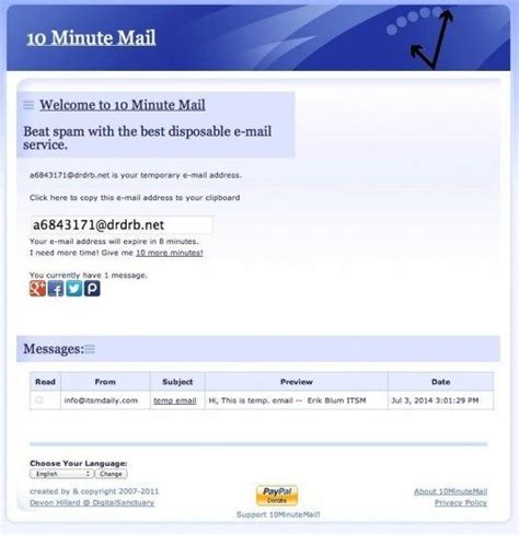 10 Minute Mail – temporary mail address - ITSMDaily.com