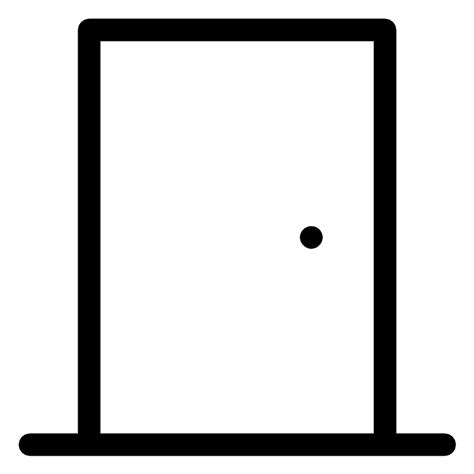 Door Vector SVG Icon - SVG Repo