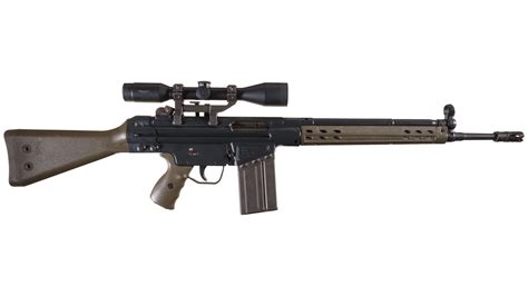 Pre-Ban Heckler & Koch HK91 Semi-Automatic Rifle with Scope | Rock ...