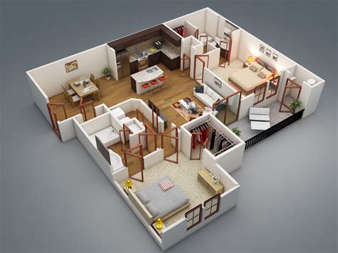 2 Bedroom Apartment/House Plans