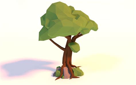 Tree 3D Model Low Poly