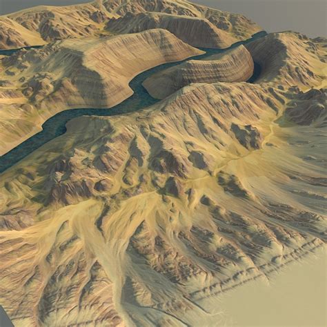 3d mountain maps terrain