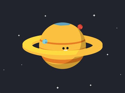 Saturn 💫 by Vincent Mokuenko on Dribbble