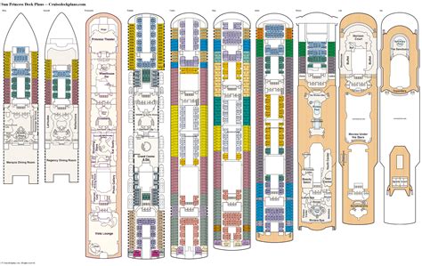 Enchanted Princess Floor Plan - Cruise Gallery