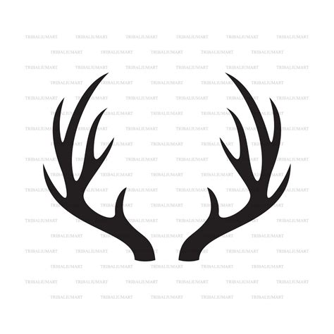 Deer Antlers or Horns. Cut Files for Cricut. Clip Art - Etsy Canada