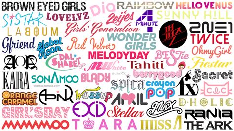 StaRix : [2000-2015] Logos of 50 active Kpop Girl Groups...