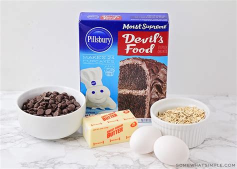 Devil's Food Cake Mix Cookies | Somewhat Simple