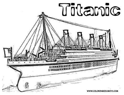 Free Titanic Coloring Pages To Print, Download Free Titanic Coloring ...