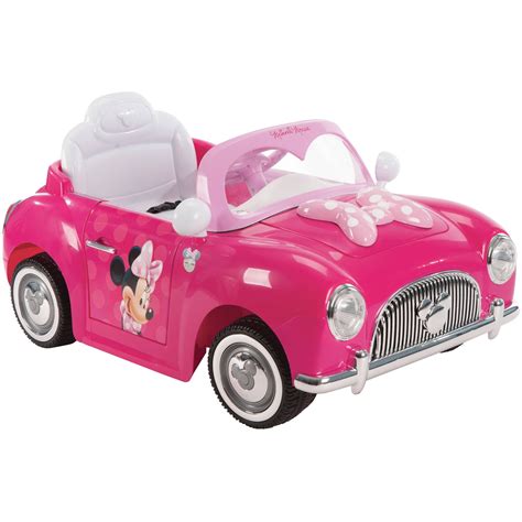 Disney Minnie 6V Pink Battery-Powered Ride-On by Huffy Cars Mouse Toy ...