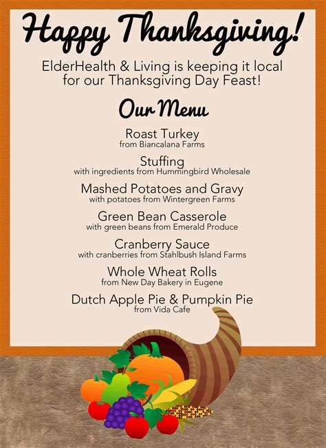 Thanksgiving Dinner List Of Food : Thanksgiving Dinner Checklist / When ...