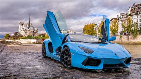 Blue Lamborghini Aventador Wallpapers - Top Free Blue Lamborghini ...