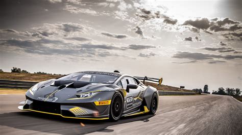 1920x1080 Resolution Lamborghini Huracan Super Trofeo EVO 2018 Front ...