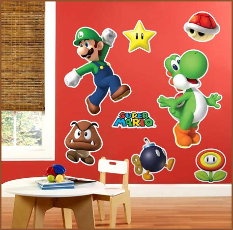 Super Mario Party Giant Wall Decals - Walmart.com