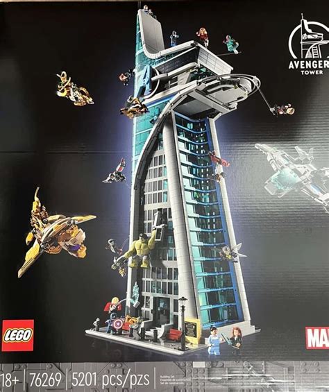 First Image Appears Of The LEGO Marvel Avengers Tower 76269 - Brick Ranker