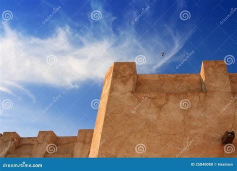 Sharjah Heritage Area stock photo. Image of defensive - 25840088