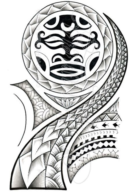 Polynesian 3/4 sleeve 02-A by dfmurcia on @DeviantArt Maori Tattoos ...