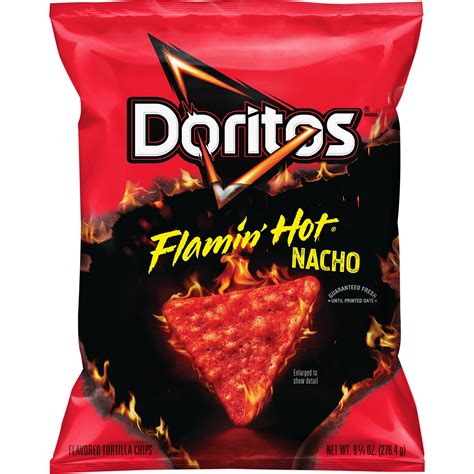 Doritos Flamin' Hot Nacho Tortilla Chips, 9.75 oz Bag - Walmart.com