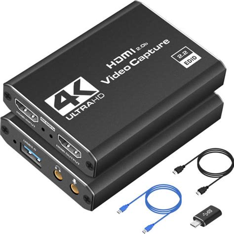 GetUSCart- 4K HDMI Capture Card, Audio Video Capture Card for Streaming ...