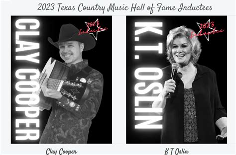 Clay Cooper and K.T. Oslin Named Texas Country Music Hall of Fame 2023 ...