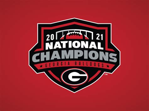 GEORGIA BULLDOGS - 2021 NATIONAL CHAMPIONS - Logo Concept by Matthew ...