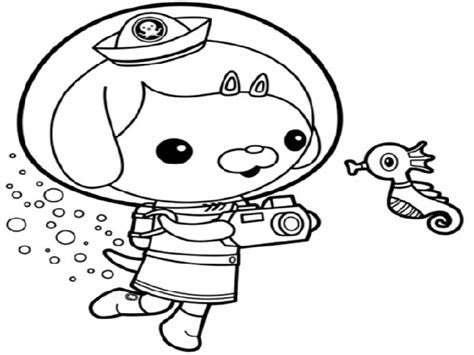 Octonauts Professor Inkling Coloring Page Coloring Pages