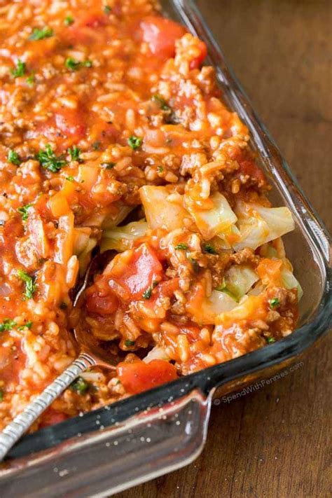 Unstuffed Cabbage Roll Casserole | April Hough | Copy Me That