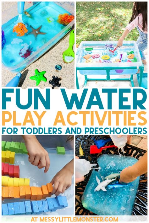 Water Activities For Preschoolers