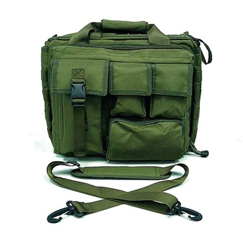 OD Green 15" Tactical Military Laptop Bag Notebook Shoulder Bags ...