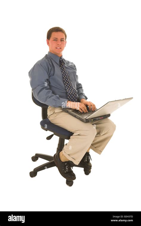 Man working on laptop Stock Photo - Alamy