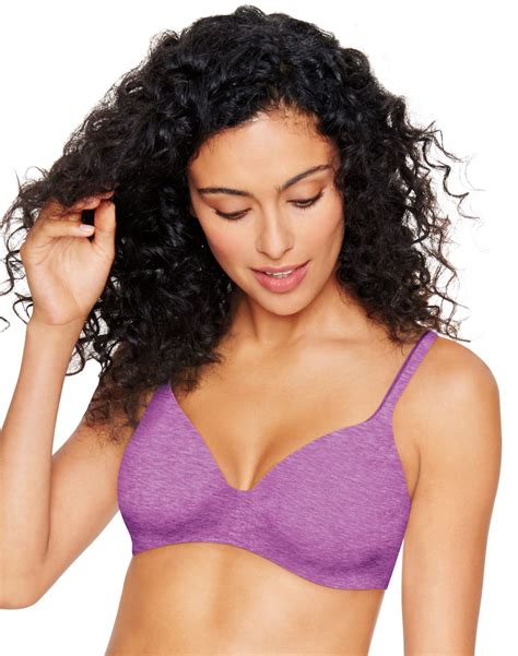 Hanes Women`s Ultimate ComfortBlend T-Shirt Wirefree Bra, HU03, 34D ...