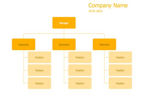 Free Organizational Chart Templates for Microsoft Word - Thehotskills