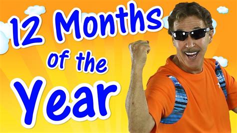 12 Months of the Year | Exercise Song for Kids | Learn the Months ...