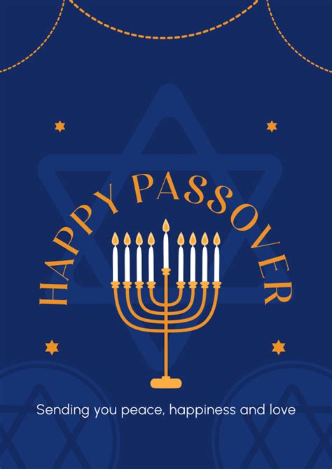 Happy Passover Greetings Letterhead | BrandCrowd Letterhead Maker