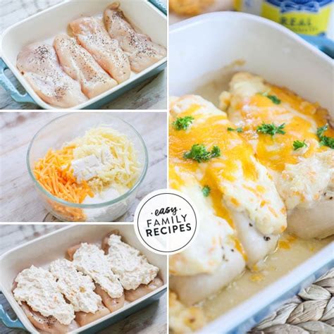 3 Cheese Baked Chicken · Easy Family Recipes