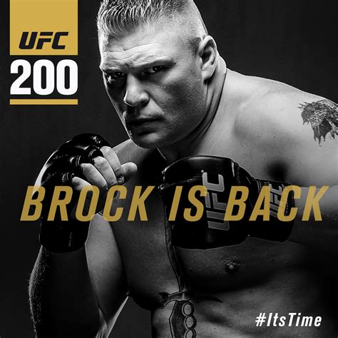 Brock Lesnar announces return at UFC 200 | UFC