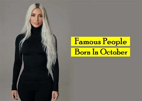 Famous People Born In October - Revive Zone