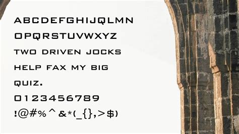 Bank Gothic Font Free Download