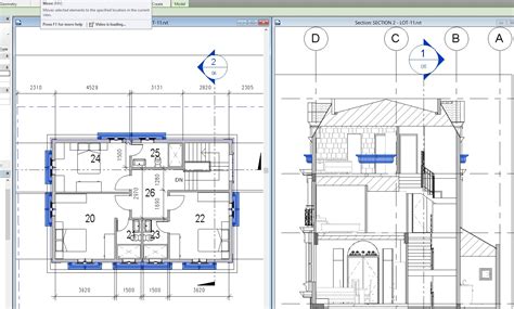 Concept Floor Plan Section Cut