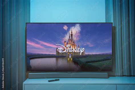 The Disney intro logo on TV. The Walt Disney Company, commonly known as ...