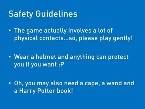 Real-life Quidditch Rules