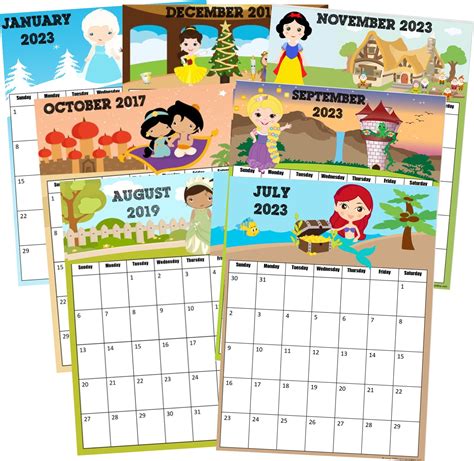 Disney 2023 Calendar - Printable Calendar 2023